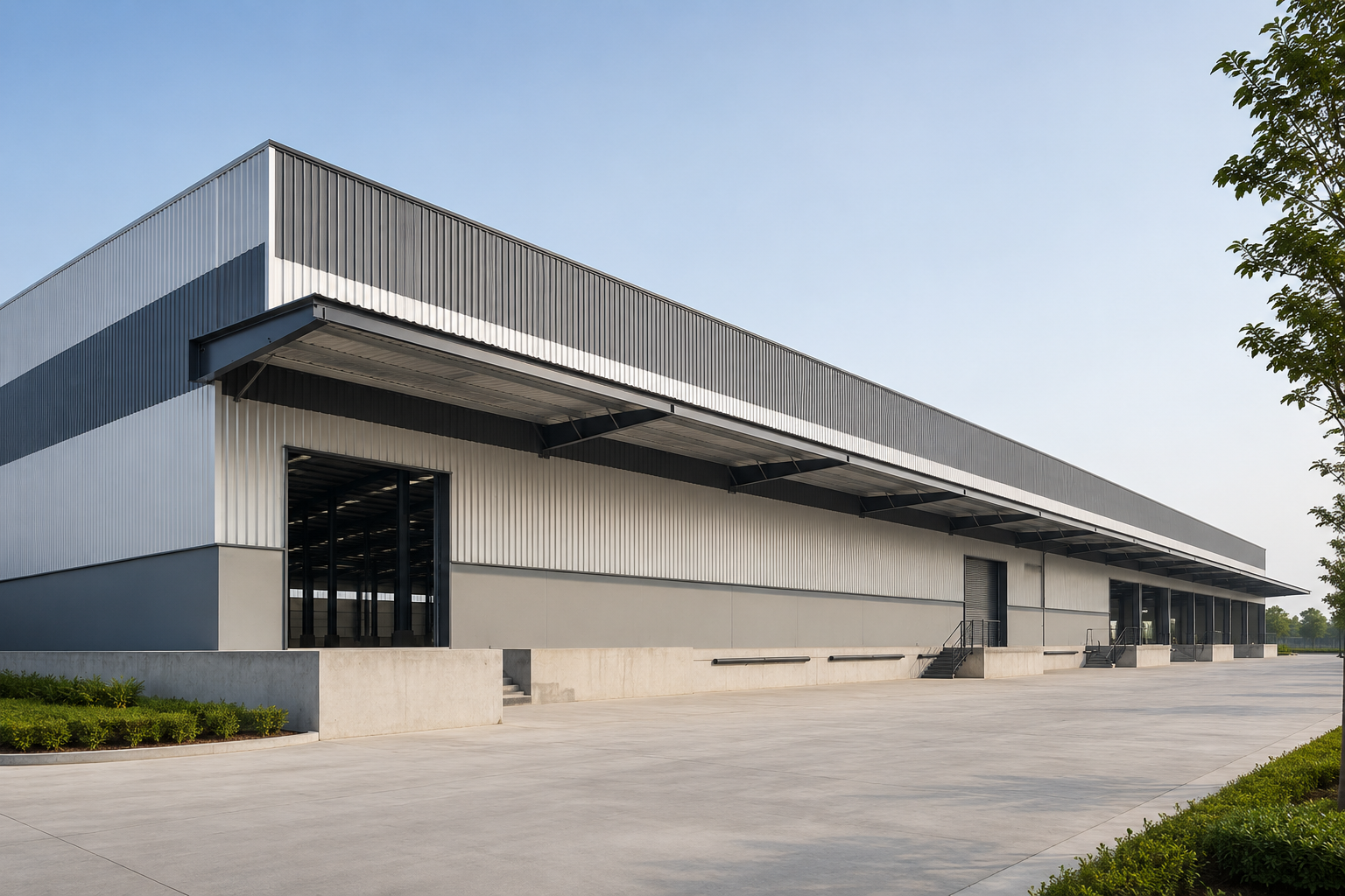 Warehouse loading bay for warehouse leasing advisory
